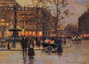 unknow artist Paris Street USA oil painting reproduction